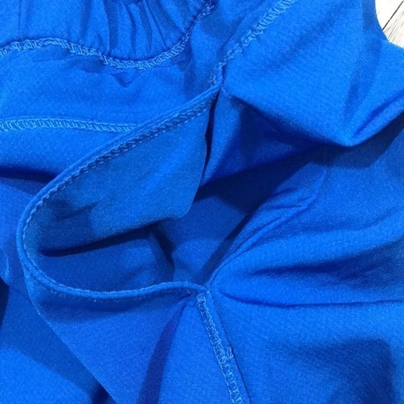 Dickies Dynamix Royal Blue Scrubs Pant Mid Rise Straight Leg Drawstring size S - Picture 6 of 14
